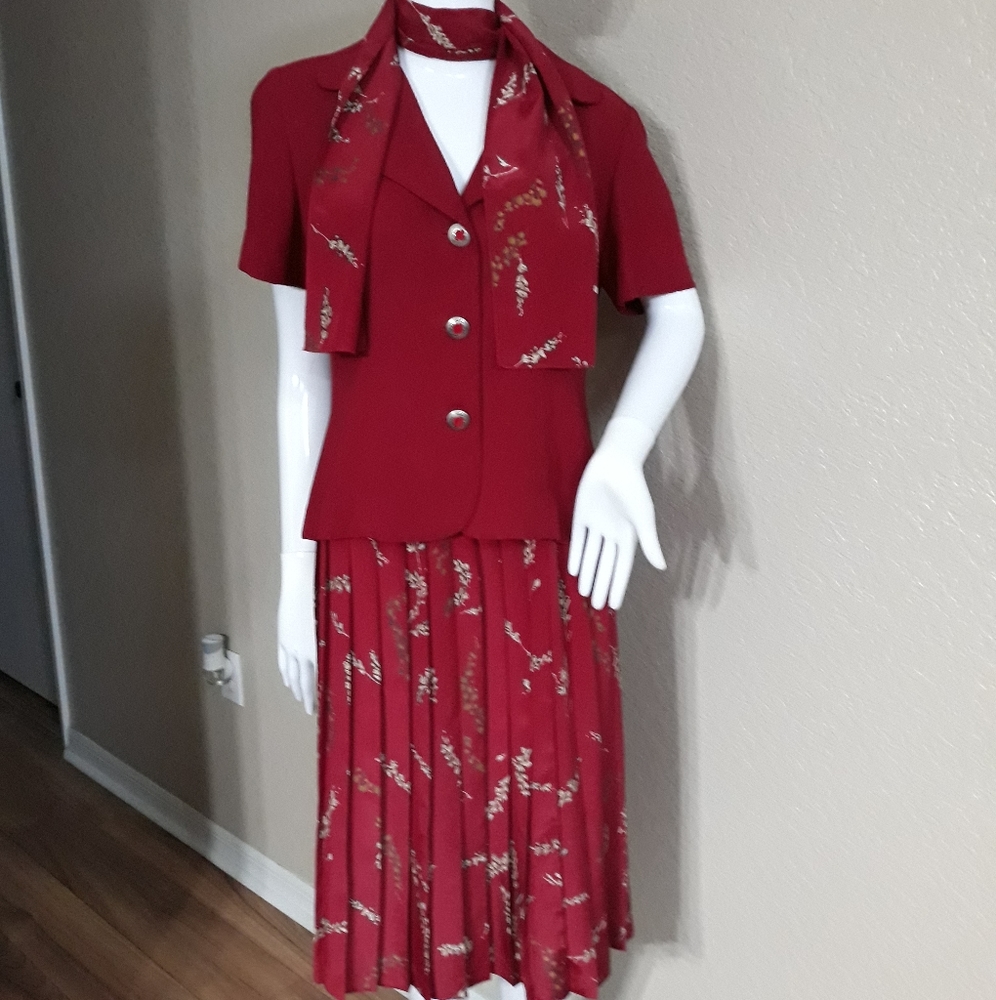 Leslie Fay 3 pc. Skirt Set